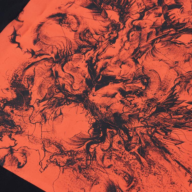 Vans X HuaTunan Collaboration Year Of The Tiger Series Спортивная футболка с круглым вырезом и длинными рукавами унисекс-топы черного цвета VN0A7YI1BLK