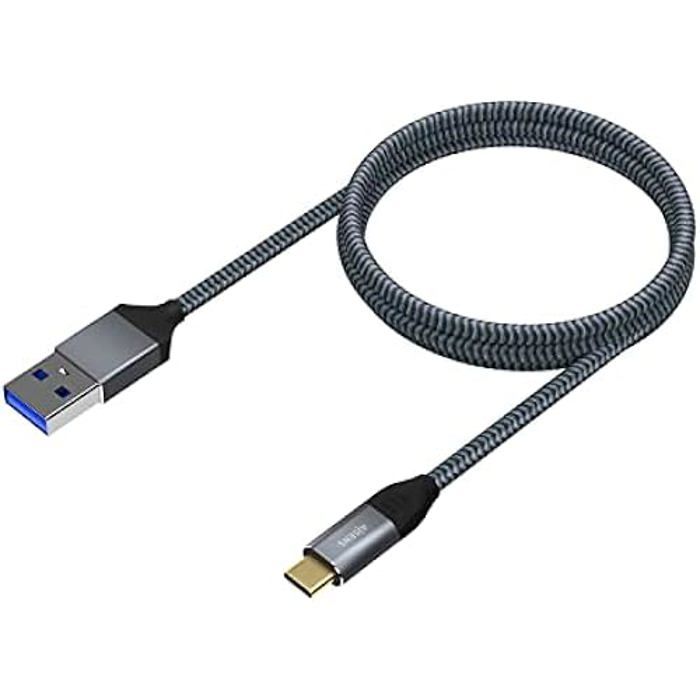 AISENS Кабель USB 3.1 A107-0631 USB Type-C ПАПА USB ПАПА 1М СЕРЫЙ