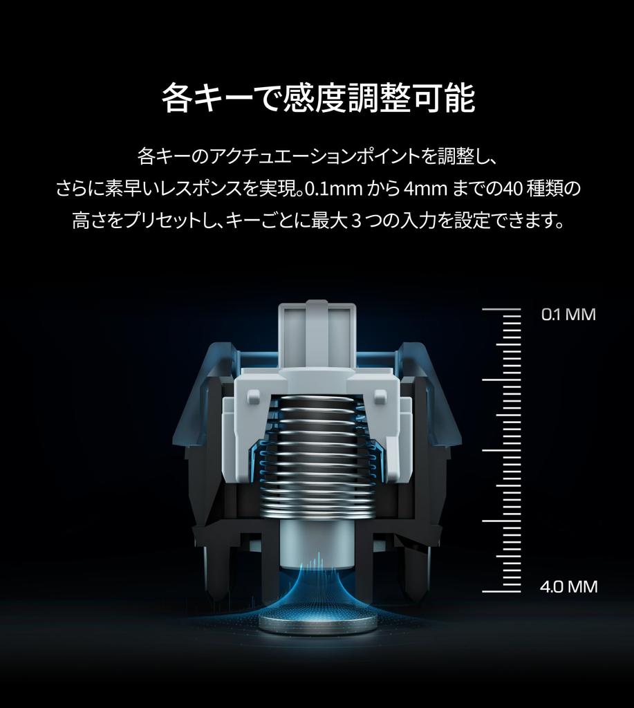 Оснащен Rapid Trigger Turtle Beach Vulcan II TKL Pro React Tap Оснащен регулируемым срабатыванием JP Японская раскладка Проводная игровая клавиатура с эффектом Холла