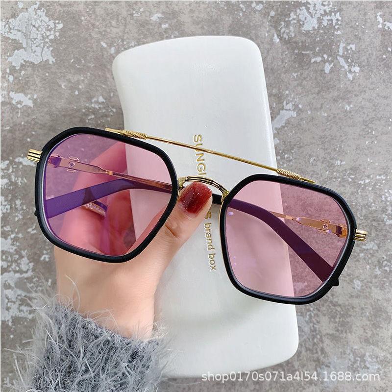 Photosensitive color-changing glasses high definition anti-blue light trend domineering optical mirror student degree myopia mirror L