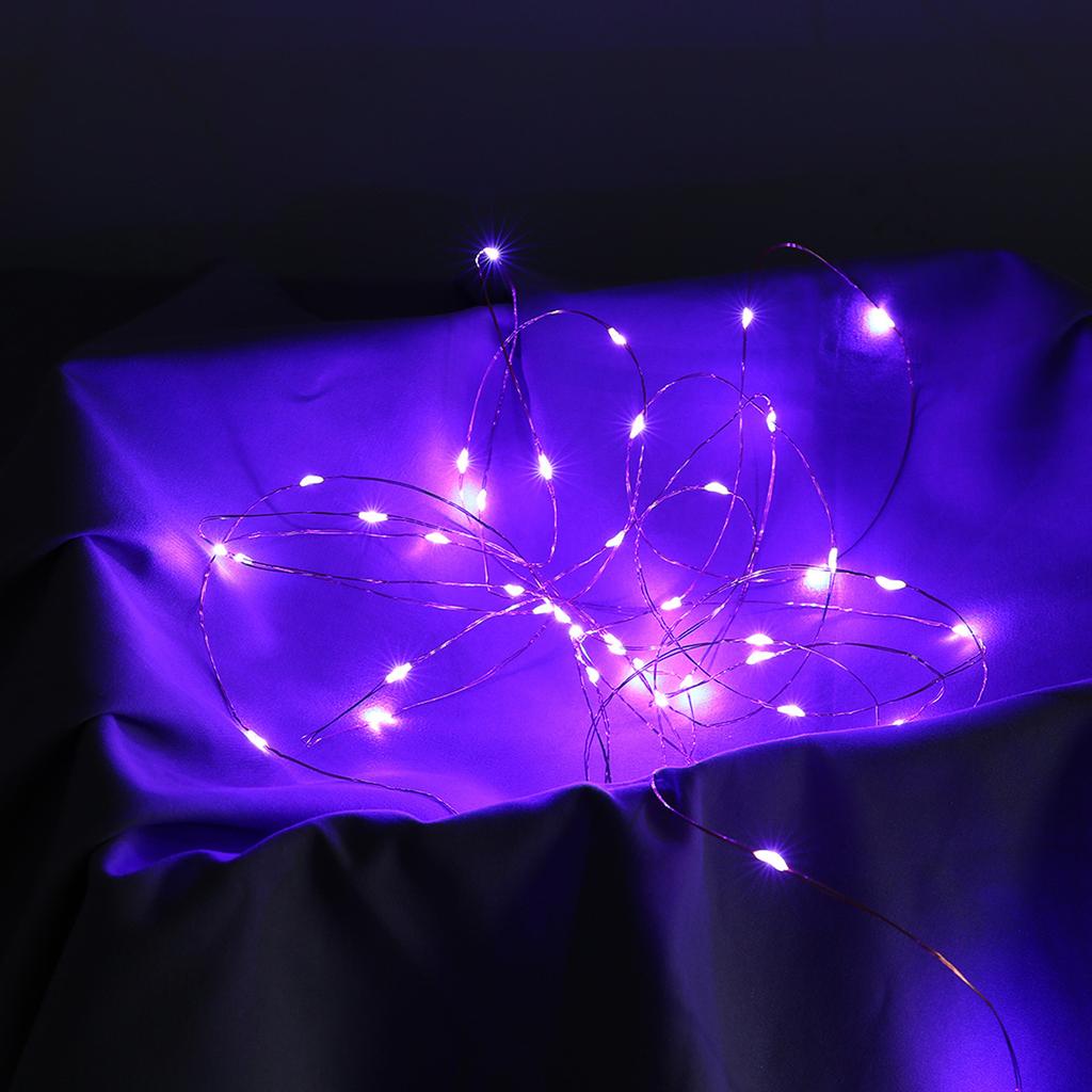 Гипсофильные гирлянды 50 светодиодов 16 футов Рождественские гирлянды с питанием от USB с дистанционным управлением Украшения для дома