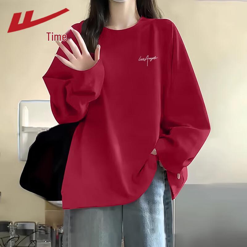 Warrior Женская футболка с длинным рукавом из чистого хлопка