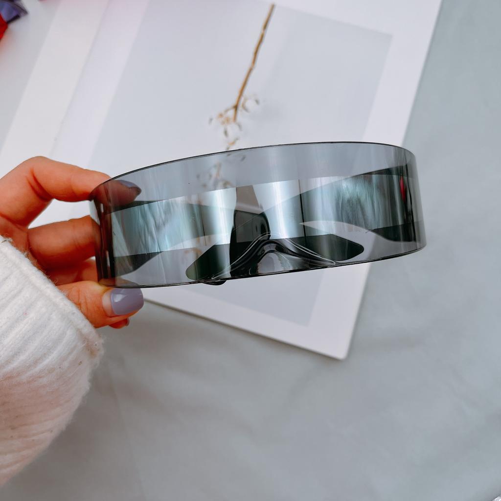 Чувство науки и технологий интегрированные женские Мужские солнцезащитные очки Лазерные очки Зеркальные линзы Очки Унисекс Солнцезащитные очки