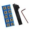 Lathe Turning Tool Tool Holder MSDNN1616H12 +10PCS  SNMG432 BP010 Carbide Insert