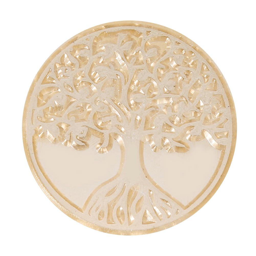 Gold-plated Brass Head Paint Seal Retro DIY Envelope Wax Seal Stamp Post Decor