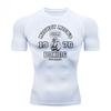 Sweat Absorbing Compression Men's Gym Fitness Jogging Training Top Summer Breathable Sports High Elasticity Quick-drying Casual T-shirt Tops