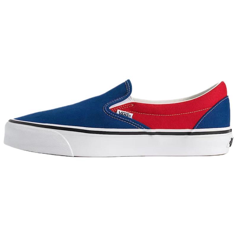 ENGINEERED GARMENTS x Vans Slip on 98 Support Скейтбордические кроссовки Унисекс Красные Синие Кроссовки VN000EBPZ11