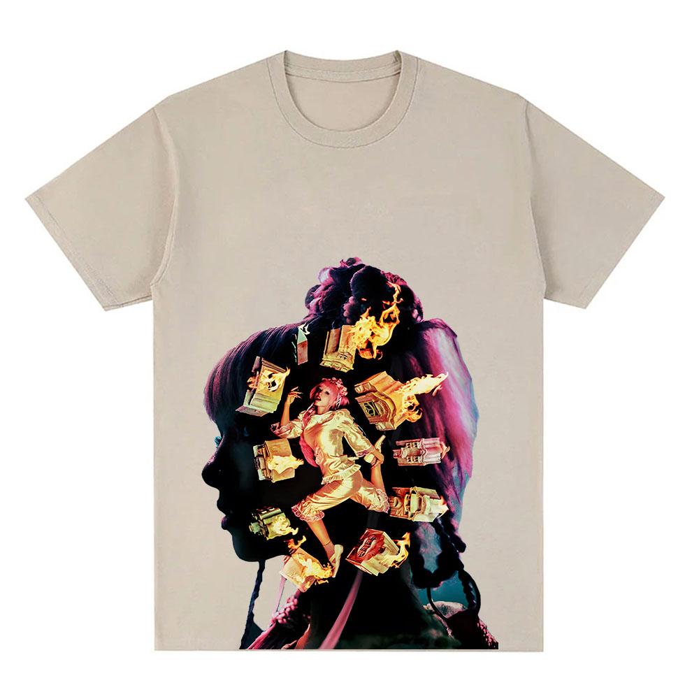 Heads Album Album Design T-shirt Singer MelanieMartinez Graphic Print Tshirts Unisex Streetwear Loose Fashion Women/Men Clothing