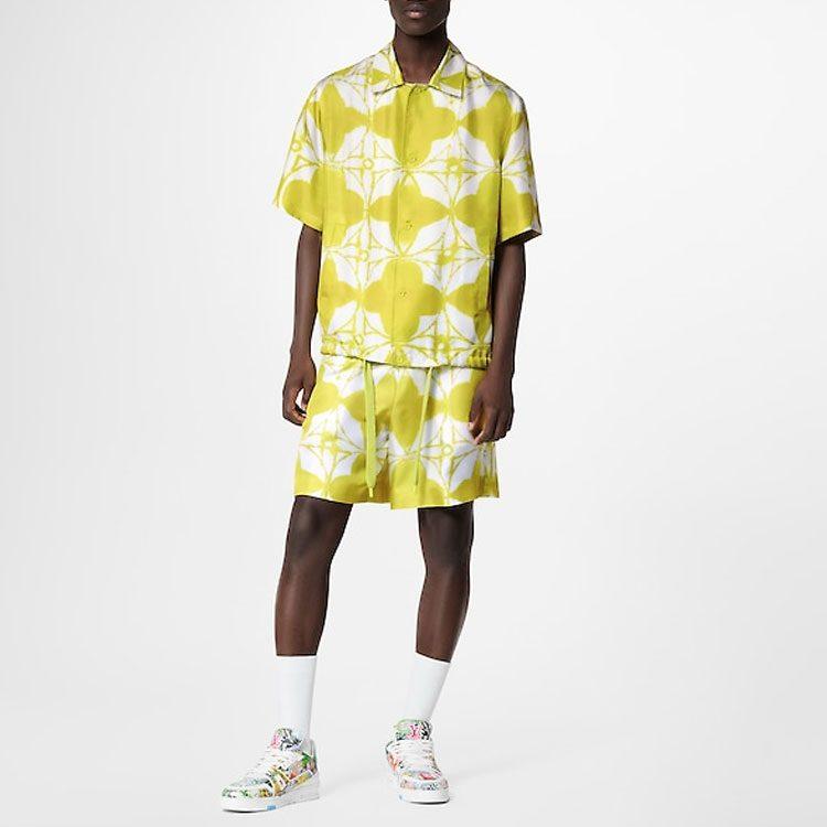 Louis Vuitton SS23 Рубашка Мужская Желтая 1AB6FB