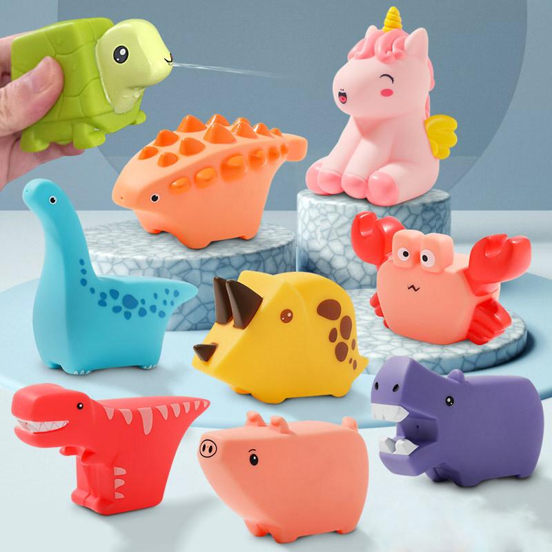 Высококачественные Детские Премиум-Качества Динозавры Превосходного Качества Наборы для Ванны Игры Высококачественные Для Превосходного Качества Малышей Младенцев Премиум-Качества Вода Первоклассные