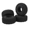 4Pcs RC Rubber Tire Skin 2.2 Inch Strong Cushioning Abrasion Resistant Black RC Tires Skin for