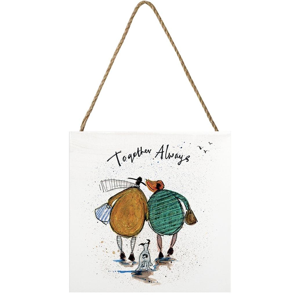 Sam Toft Всегда вместе деревянная табличка