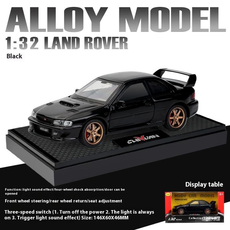 Модель автомобиля Subaru Impreza Sti в масштабе 1/32, спортивный автомобиль, имитация автомобиля, модель из сплава, детская игрушечная машинка, коллекционные украшения для мальчика