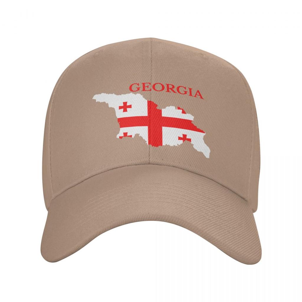 Бейсбольная кепка унисекс с изображением флага Грузии и картой, женская регулируемая шапка в стиле грузинского патриотического папы, весенние кепки