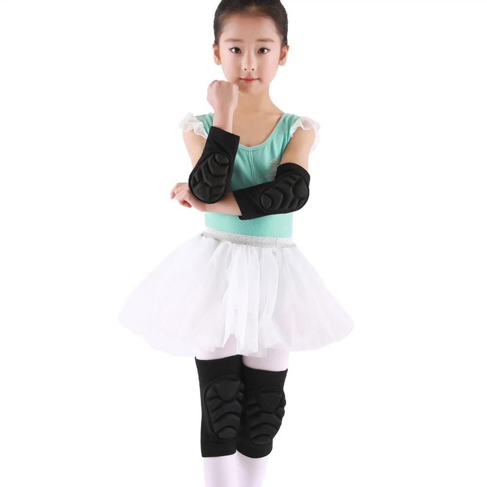 1Pair Thick Sponge Knee Pads Elbow Brace Pad Guard Collision Avoidance Sport Protective Kneepad Football Knee Brace For Child