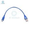 30 см USB 2.0 Папа на Type C Папа USB-кабель с фольгированной и плетёной экранировкой Кабель для передачи данных Адаптер шнур