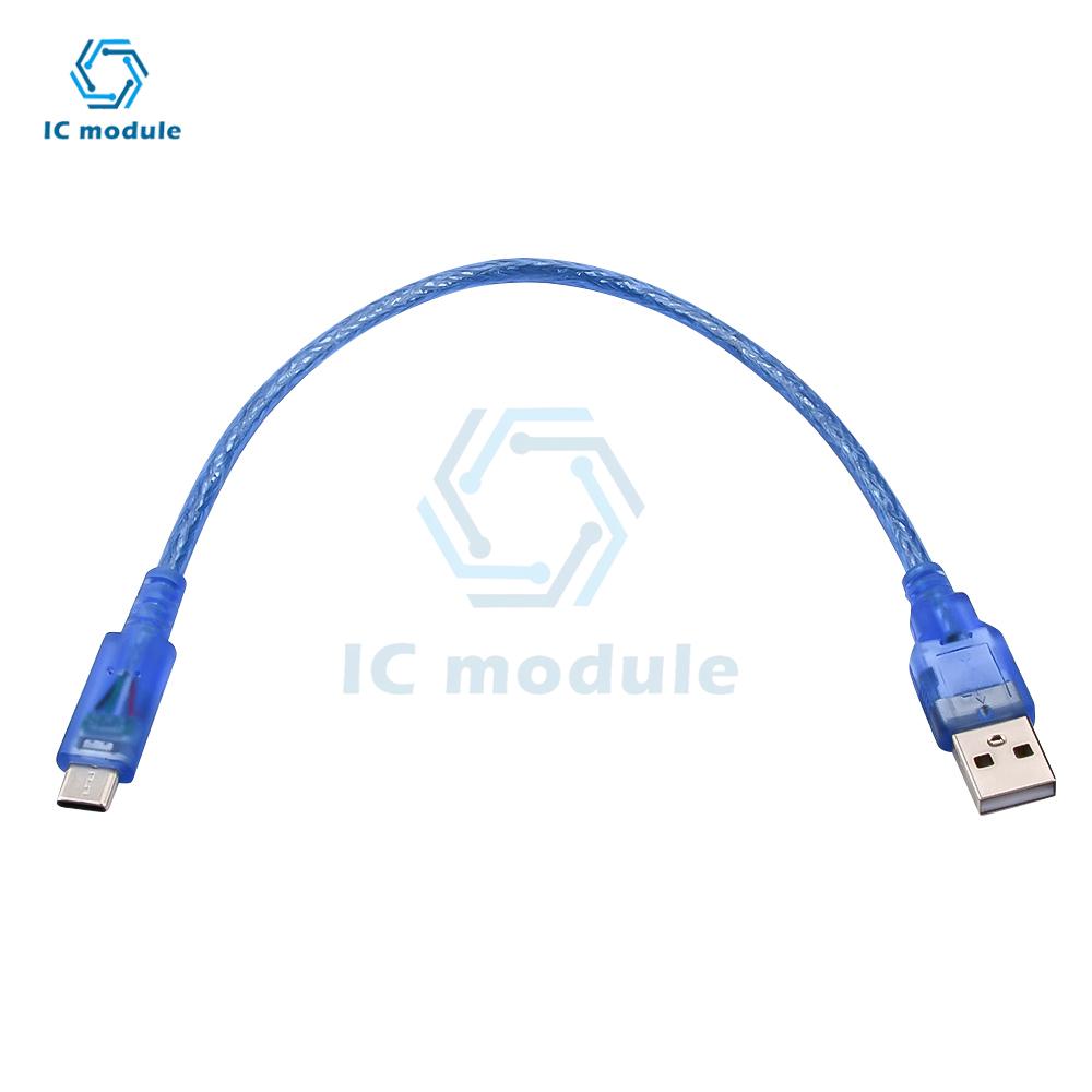 30 см USB 2.0 Папа на Type C Папа USB-кабель с фольгированной и плетёной экранировкой Кабель для передачи данных Адаптер шнур