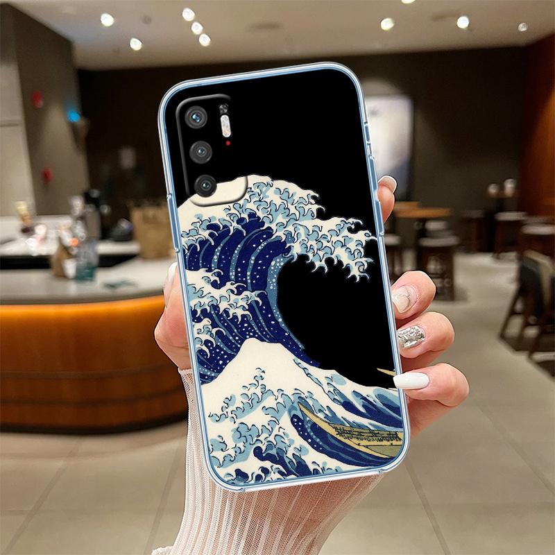 UP32 Great Wave off Kanagawa Case for Motorola E13 E15 E20 E22 E22I E22S E30 E32 E40 E7 E7I G Plus Power Play Stylus G22 G14