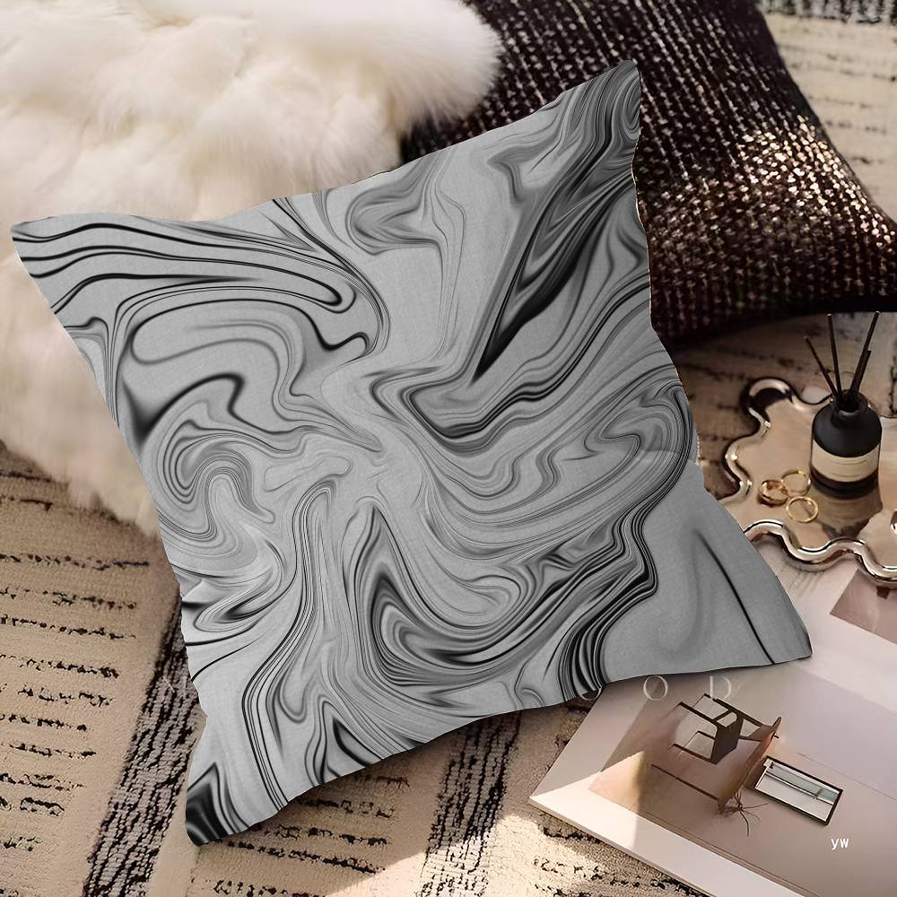 Strata Liquid Pillowcases Home Bedding Decorative Pillow Cover Wedding Super Soft Pillow Case