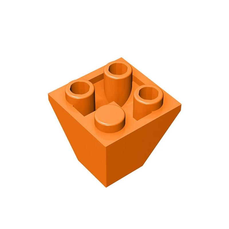 50 г/49 шт. 3676 Наклонный перевернутый 45° 2x2 Двойной выпуклый блок Moc Совместимый с Кирпичами DIY Детская игрушка