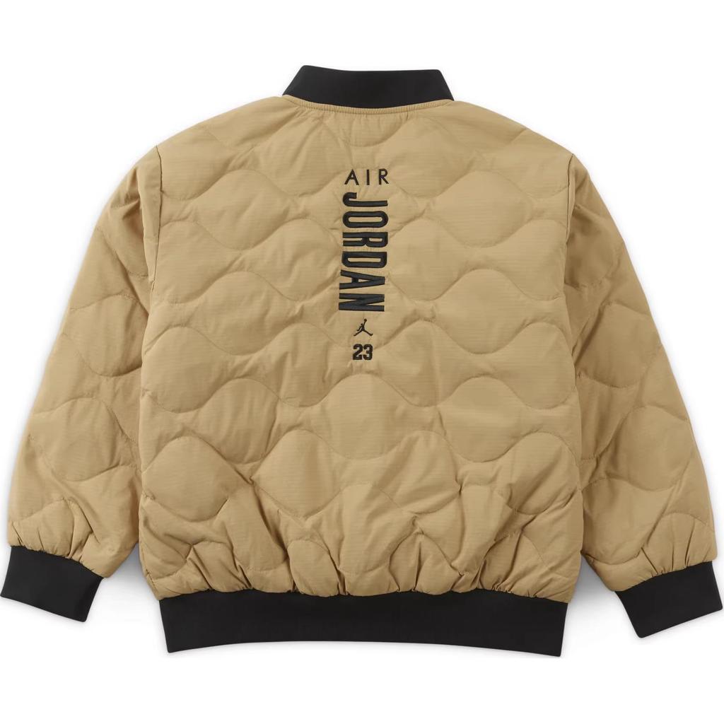 Jordan Casual Fashion Versatile Down Jacket Kids Outerwear Yellow FZ6474-200