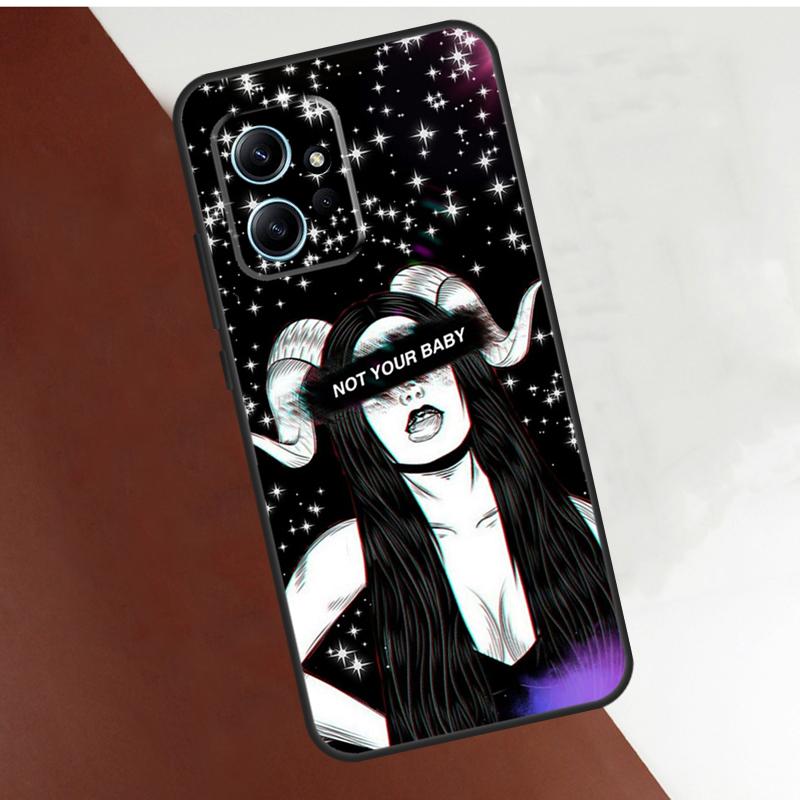 Эстетичный чехол 'Дьяволица Плохая Девочка' для Xiaomi Redmi Note 13 10 11 12 14 15 Pro Plus Чехол для Redmi 15C 15 12C 13C 14C 10C
