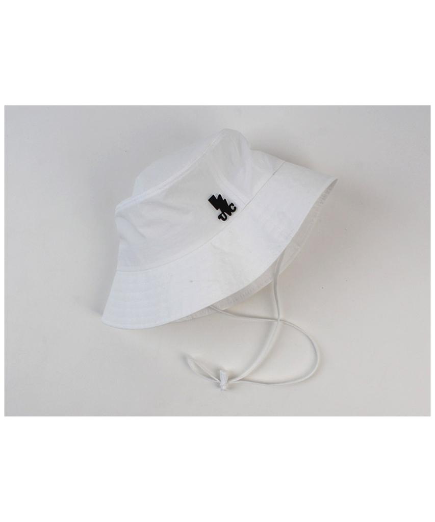 Yunibeosyeolkemiseuteuli Шляпа-бакет String White из полиэстера Шляпа-бакет из полиэстера