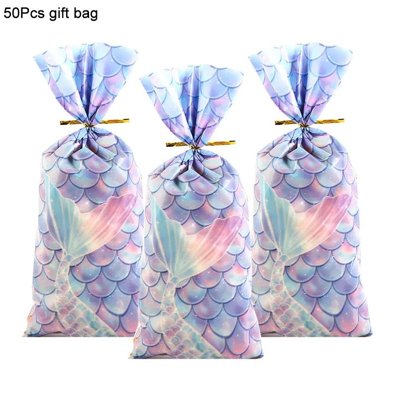 Набор одноразовой посуды «Русалочка» Бумажные тарелки для чашек на тему «Русалочка» Для детей и девочек Украшения для вечеринок на день рождения Под водой