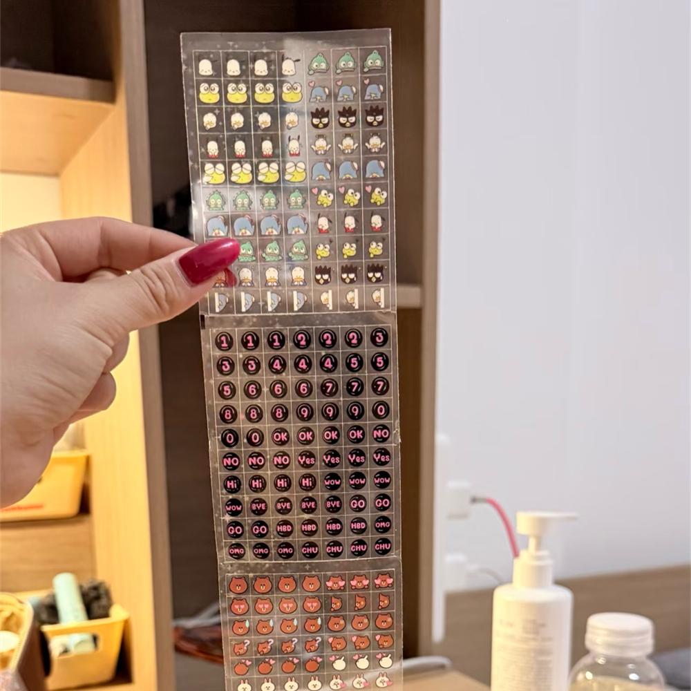 25 шт. 1750 наклеек МИНИ Милые смайлики Куб Прозрачные наклейки ПЭТ DIY Декор для скрапбукинга Наклейка Наклейка на телефон Для ведения дневника