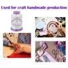 Sewing Thread 1492.7ft Water Soluble Thread Spool Dissolvable Cord For Costume Making Fabric Art Creation Crafts Embroidery Work