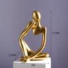 Thinker Abstract Statues Art Statue Decoration Home Decoration Nordic Living Room Desktop Decor Mini Sculpture Accessories