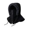 with Drawstring Winter Thermal Mask Windproof Winter Balaclava Hat  Snow Sports