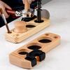 Деревянная универсальная кофейная посуда держатель портафильтра подставка для темперирования коврик для распределителя эспрессо подставка аксессуары для кофеварки подарок