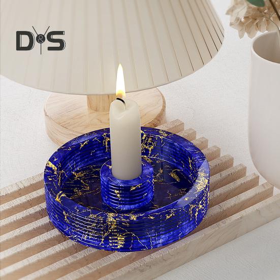 Креативный мягкий подсвечник, силиконовая форма, круглая форма, подсвечник, форма для литья из эпоксидной смолы, сделай сам, ремесло