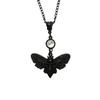2024 Vintage Gothic Cross Necklace Alloy Necklace Glass Heart Pendant Punk Style Necklace