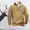 Мужская толстовка в стиле пэчворк с принтом лося и племени, женские толстовки с длинным рукавом, воротником-стойкой, на молнии, повседневные пуловеры с капюшоном