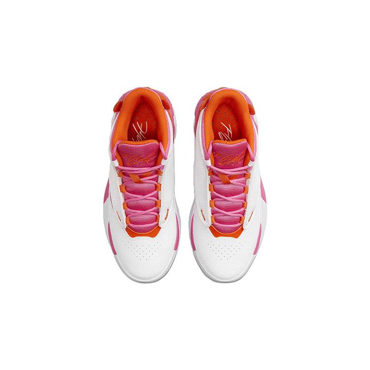 Jordan Max Aura 4 Mid top Performance Basketball Shoes White Pink Teenagers DV0490-168