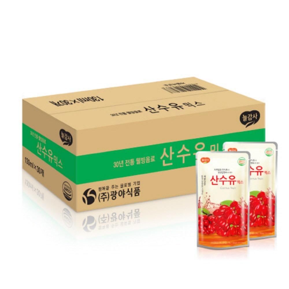 Sarangju Shopping Mall Gwangya Food Cornelian Cherry Persimmon Vinegar Mix 130ml x 30 packets 30 pcs