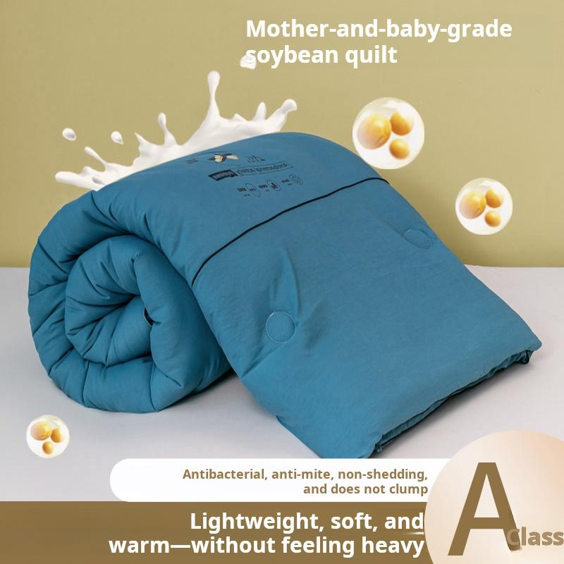A-class soybean fiber warm quilt core antibacterial spring and autumn blanket for single and double people