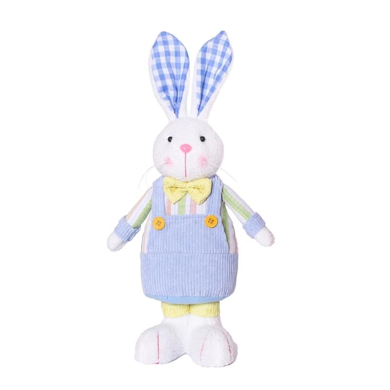 Festival Rabbit Gnoems Ornament Lovely Easters Gnomes Rabbit Ears Plush Decoration Ideal for Holiday Parties and Gifts
