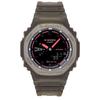 G-Shock Аналогово-цифровые Часы Мужские Кварцевые GA-2100K-5A Ремешок из смолы Черный циферблат 200M