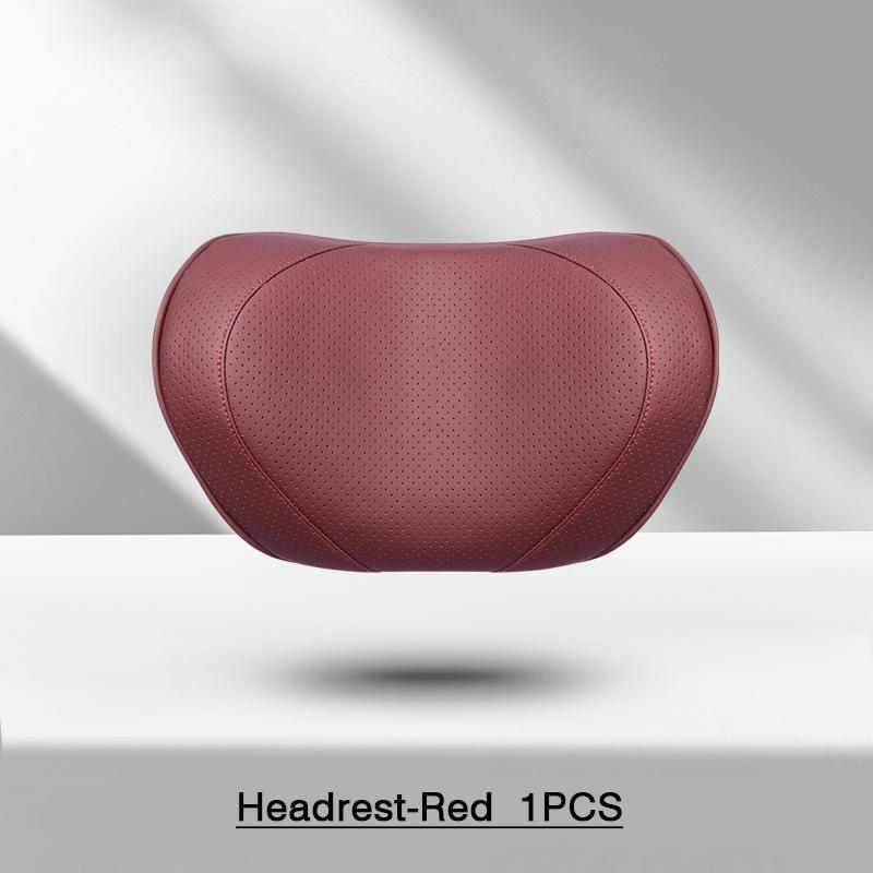 AABKV1 For Porsche Headrest Neck Support Waist Lumbar Cushion Soft Car Seat Neck Pillow Seat Cover Protector original color scheme