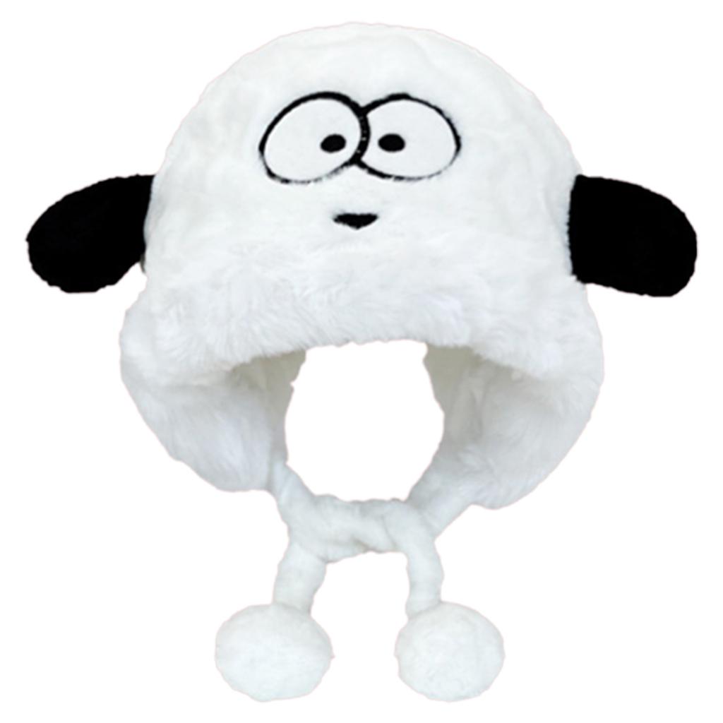 Шапка-ушанка с пушистыми ушками, утолщенная плюшевая шапка-наушник для катания на лыжах, походов, универсальная женская ветрозащитная шапка-ушанка для холодной погоды