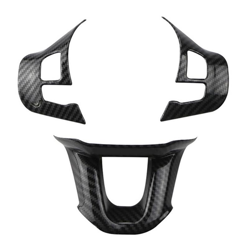 3 шт./компл., украшение на руль автомобиля, наклейка, накладка, подходит для Peugeot 2008 208 308