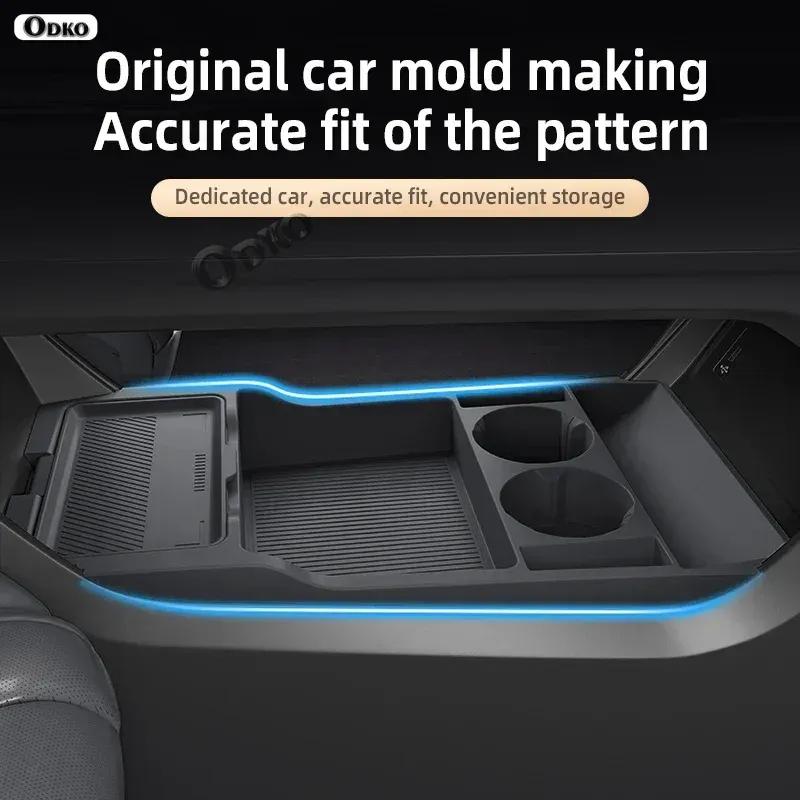Силиконовый контейнер для хранения 2024 ДЛЯ Changan X7 PLUS Модификация центральной консоли Противоскользящий коврик Аксессуары Органайзер Декор