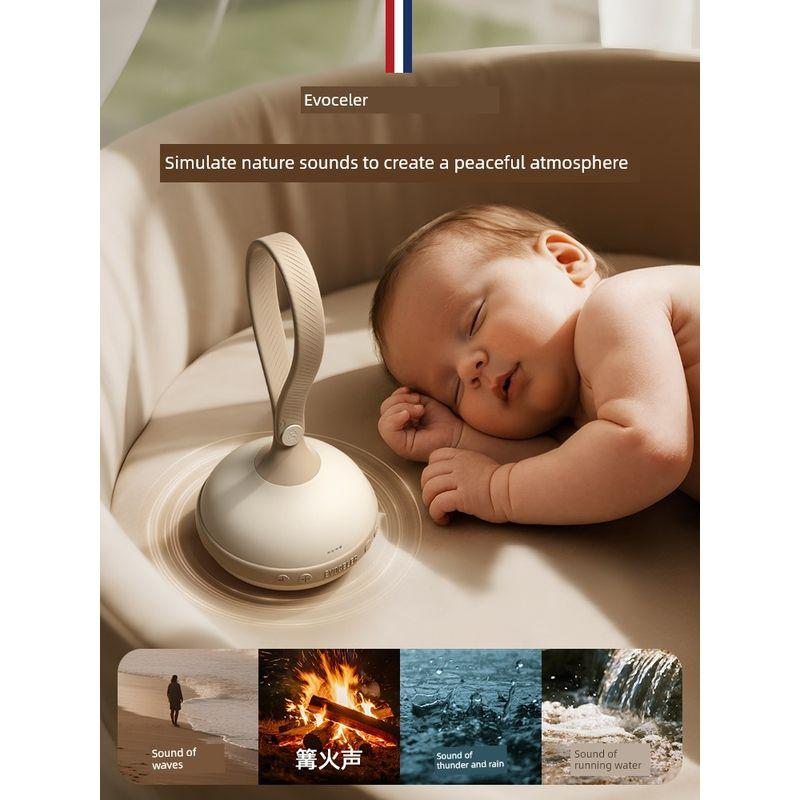 Evoceler British White Noise Machine Sleep Device Portable Baby Soothing and Sleeping Aid Music Sleep Soothing Device