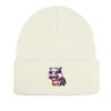 Hippopotamus Winter Knit Hat Beanie, Man Cap Thermal Soft Unisex Bonnet Knitted Cap Beanie