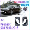 4 PCS Car Mud Flaps for Peugeot 508 SW 508sw 2010~2018 2011 2012 2013 Mudguard Splash Guards Fender Mudflaps Auto