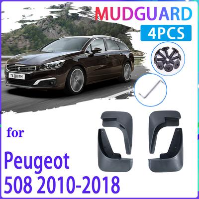 4 шт. автомобильные брызговики для Peugeot 508 SW 508sw 2010 ~ 2018 2011 2012 2013 брызговики брызговики на крыло авто