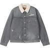 Levis Зимняя теплая серия Модный повседневный удобный поло с длинным рукавом Джинсовая куртка Мужские куртки 004YR-0000